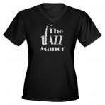 The Jazz Manor Women’s Tee – black
